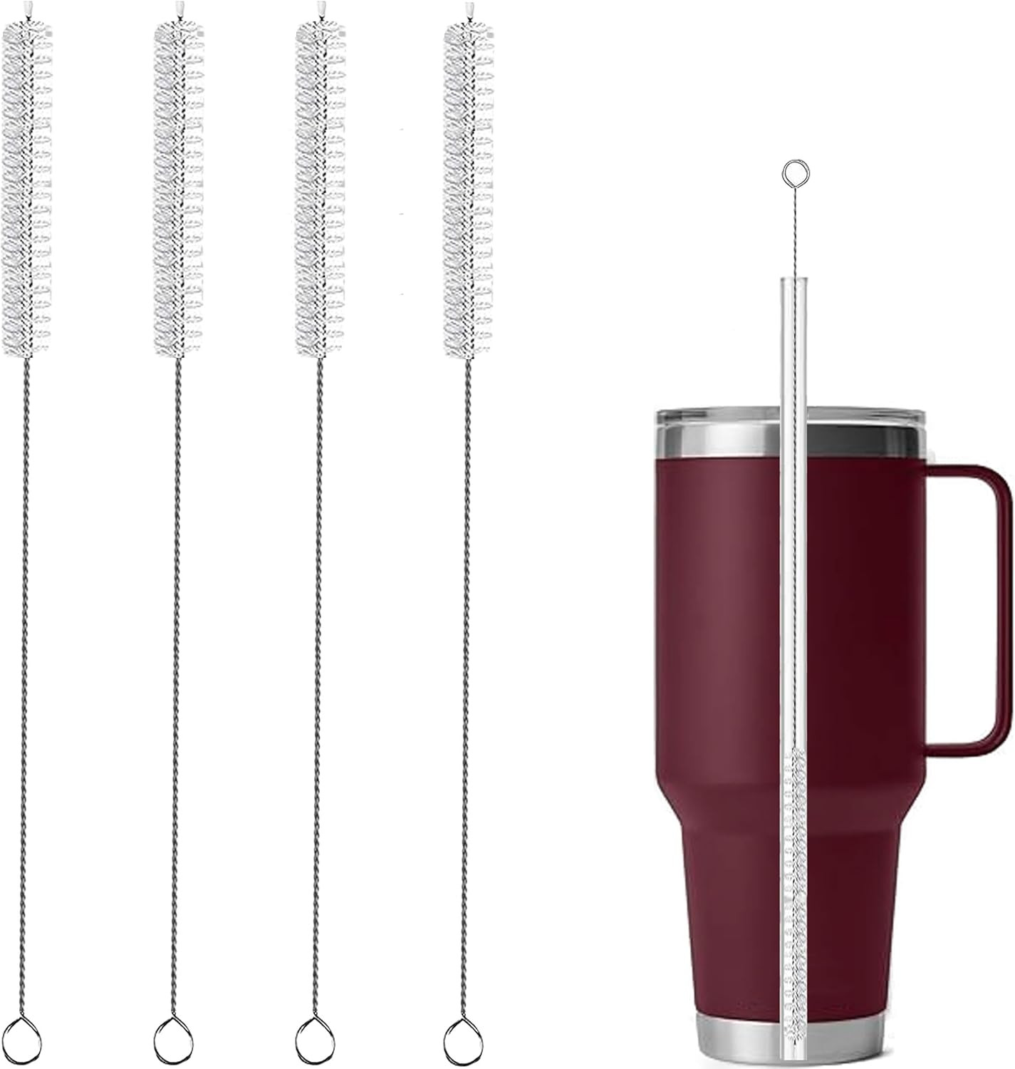 Cldyaust Straw Cleaner Brush for Stanley Cup, Straw Cleaning, Stainless Steel