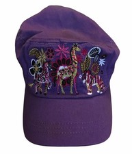 Atlanta Zoo Embroidered Animal Ball Cap Hat Youth Purple Animals