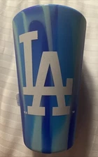 LOS ANGELES DODGERS 16 OZ SILICONE PINT GLASS UNBREAKABLE WINCRAFT BRAND NEW