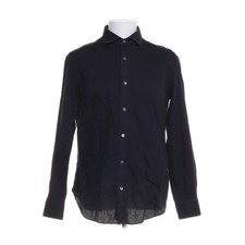 Emporio Armani, Hemd, Größe: M, Schwarz, Baumwolle, Einfarbig, Herren #TDU