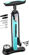 MOHEGIA 160 PSI Floor Bike Pump with Gauge – Presta/Schrader Dual Valve