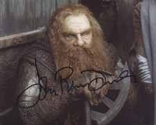 JOHN RHYS-DAVIES as Gimli - Lord Of The Rings GENUINE SIGNED AUTOGRAPH
