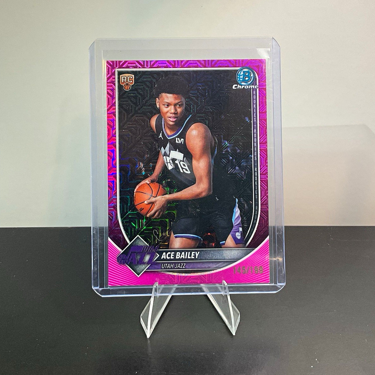 Topps Bowman Chrome 2025-26 Ace Bailey RC Mojo /199 Jazz