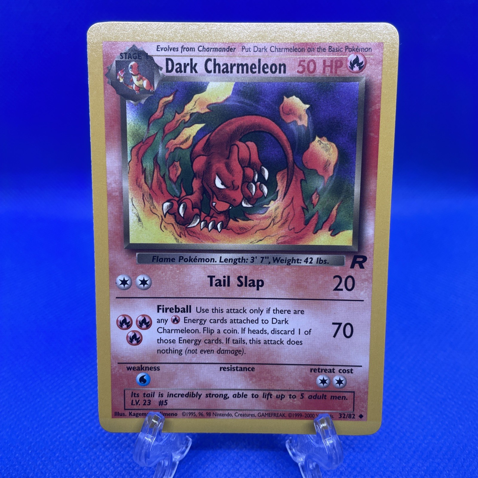 Pokémon TCG Dark Charmeleon Card 32/82 Team Rocket NM Condition 2000 WOTC