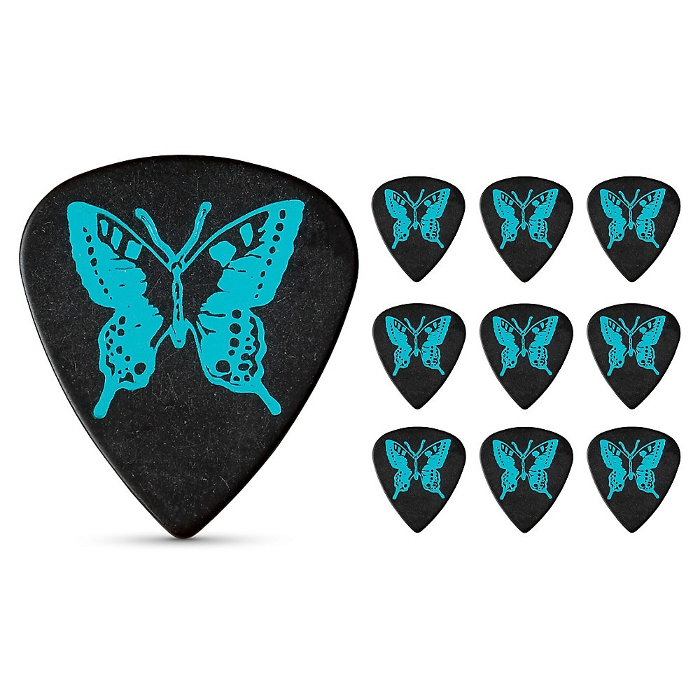 Медиаторы для гитары Boy Angel Rocks Butterfly из полиацеталя, 1,00 мм, 10 упаковок