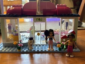 LEGO Friends 41007 Heartlake Pet Salon 💯% Complete w/Manual EUC No Box or PU IL