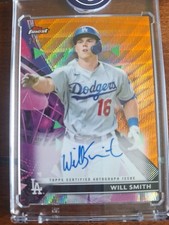 2021 Topps Finest - Finest Autographs Will Smith Orange Refractor /25 (AU)