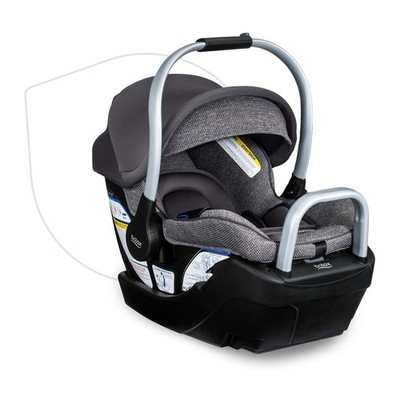 Britax Willow SC Infant Car Seat & Base, ClickTight, Rear Facing Pindot Stone
