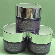 x3 Clinique Take The Day Off Cleansing Balm 1oz Each Travel Size