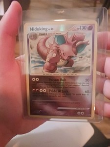 Pokémon Nidoking TCG Reverse Holo Rare Card 34/132 Secret Wonders
