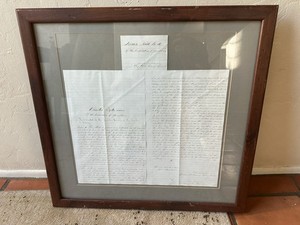 1864 Arizona Territory Gambling Law Manuscript Signed Gov. Goodwin 1st Assembly
