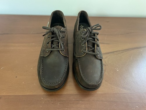 Eastland Falmouth Camp Moc Boat Shoes Bomber Brown Size 10 M NEW IN BOX - Picture 7 of 10
