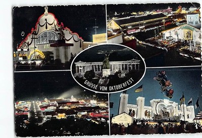 Postcard Grüsse Vom Oktoberfest Munich Germany