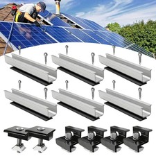 Solarmodul Halterung Montageset Balkonkraftwerk Halterung PV Flachdachhalterung