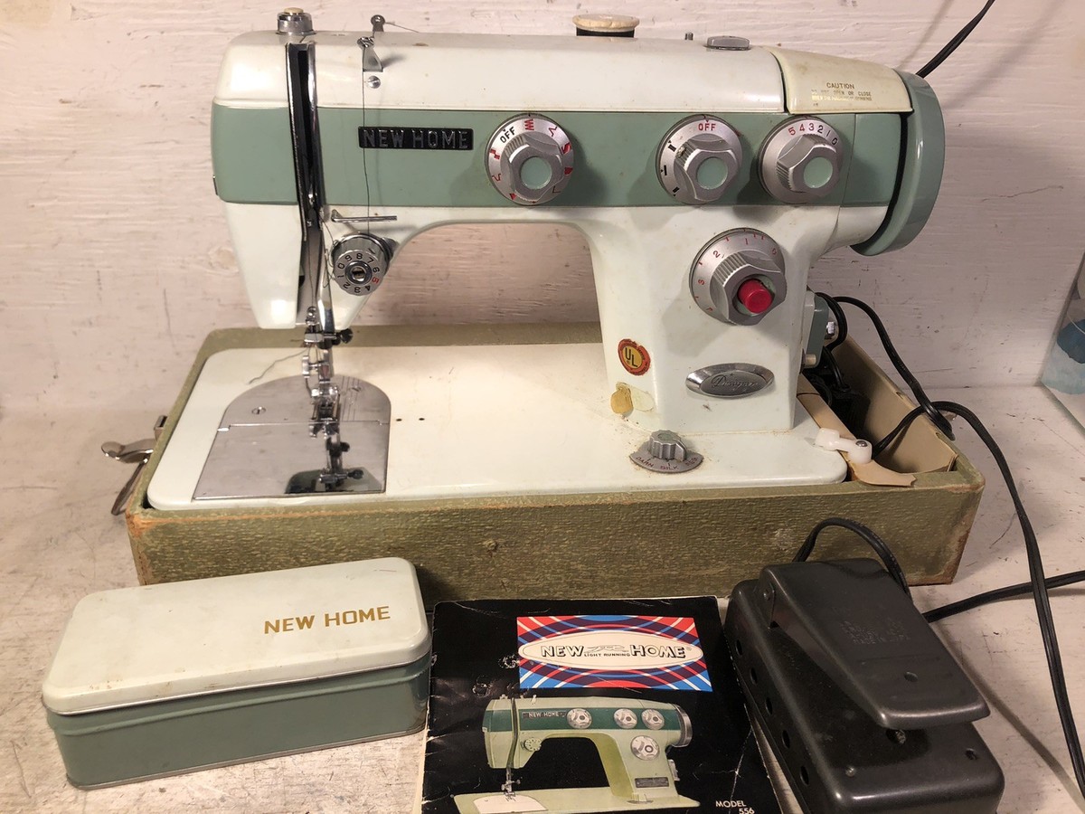NEW HOME SEWING MACHINE　手回しミシン　骨董　古道具 アンティーク アメリカ製NEW HOME SEWING MACHINE