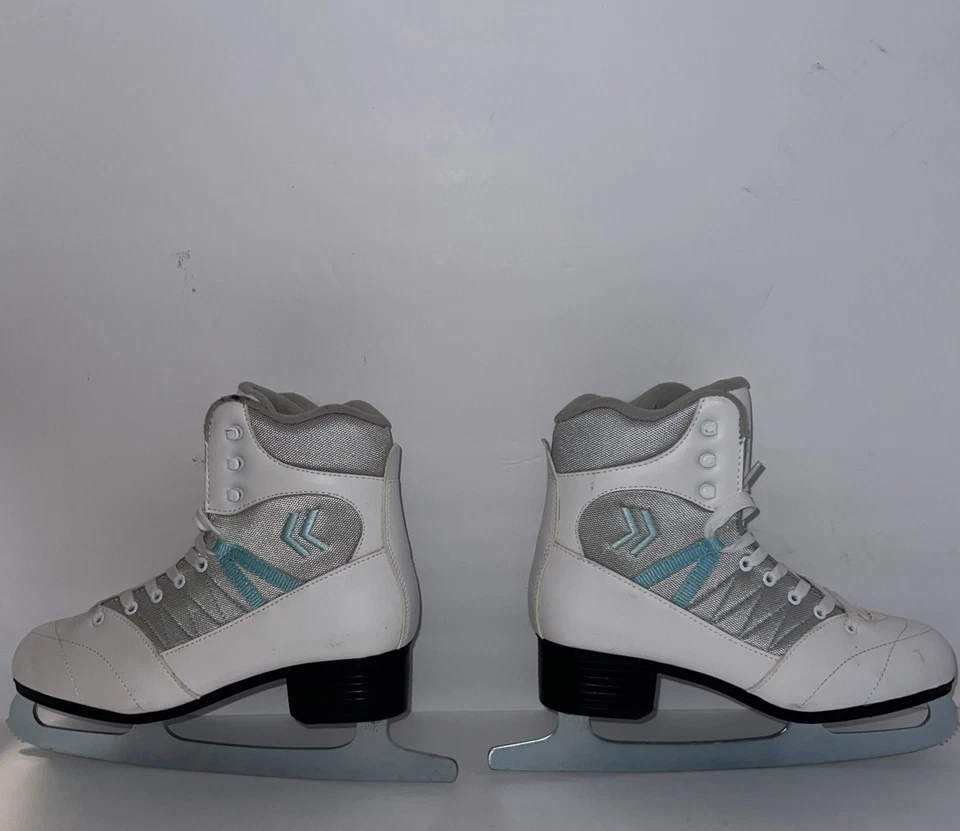 Patines artísticos camafeo suaves para mujer talla 10 blancos usados Foto 3 de 4