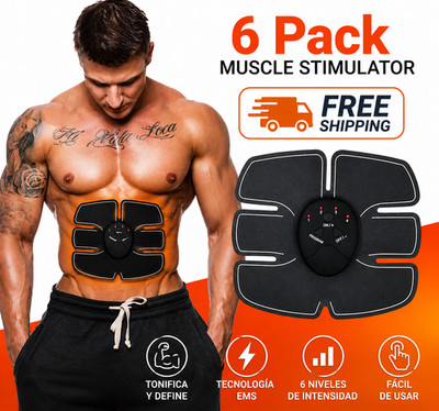 EMS Muscle Stimulator Abdominal Toner 6 Pack Core Training Fitness Equipment