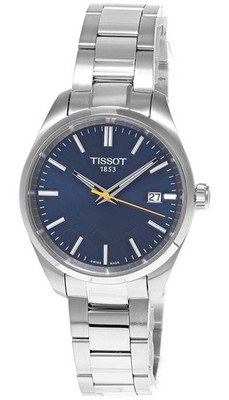 Tissot PR 100 Quartz Jungfraubahn 34mm Blue Dial Womens Watch T150