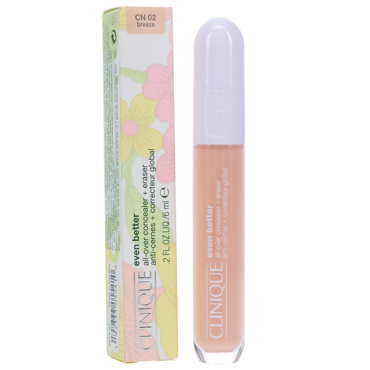 CLINIQUE Even Better All-Over Concealer + Eraser CN 02 Breeze 0.2