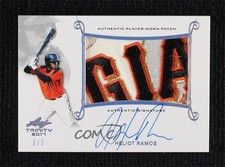 2017 Leaf Trinity Silver Holofoil Spectrum 3/5 Heliot Ramos Patch Auto 0b0