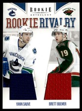 2011-12 Panini Rookie Anthology Rivalry Dual Jerseys Yann Sauve/Brett Bulmer #26
