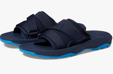Teva Little Kid's Hurricane Verge Slide, Mood Indigo/Malibu Blue, 11 M US