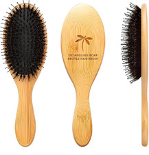 Boar Bristle Hair Brush - Hair Brushes for Women  Mens Hair Brush, Detangler Br