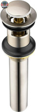 Bathroom Sink Drain Stopper Faucet Vanity Sink Pop up Drain Assembly with Overfl