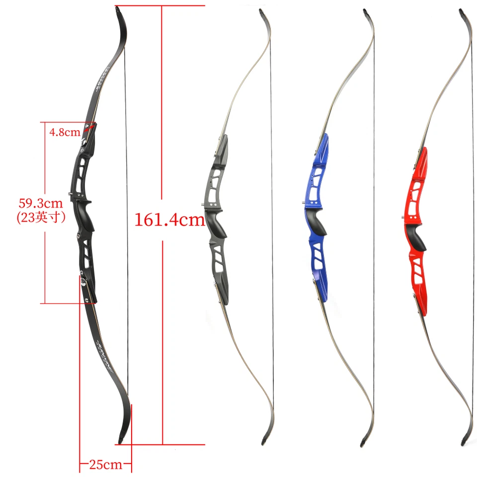 66" ILF Recurve Bow Takedown 20-40lbs 23'' Aluminum Riser Archery Arrow Shooting - Image 2 of 4