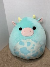 Tuluck the Blue Cow Squishmallows Easter 2023 Ultra Rare Tag BRAND NEW