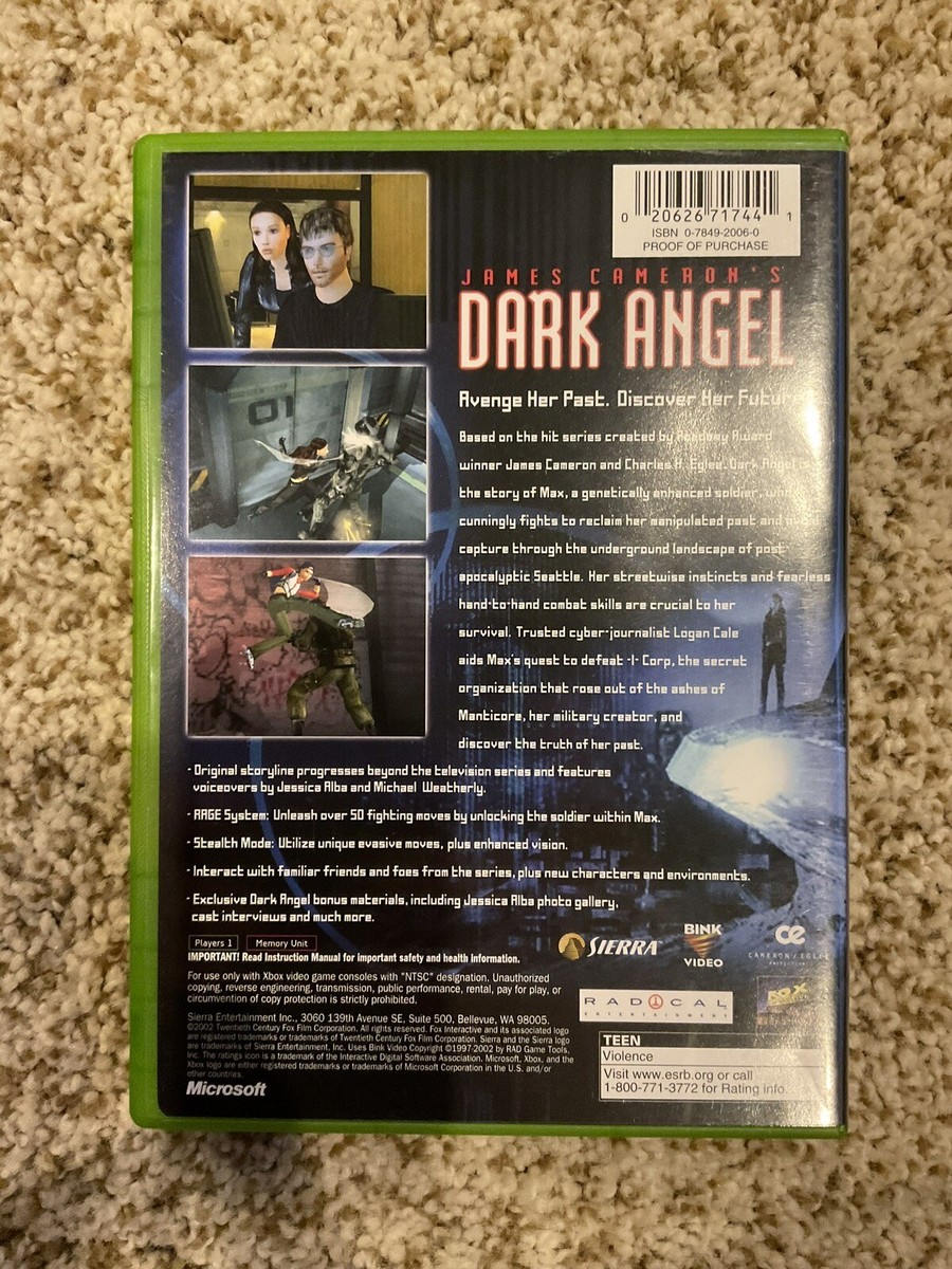 Xbox James Cameron's Dark Angel Microsoft Original Xbox CIB