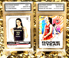"4"CAITLIN CLARK ROOKIE Lot 2024 PANINI GRADED GEM-MT 10 #159,#186,#247,#CCROY-A