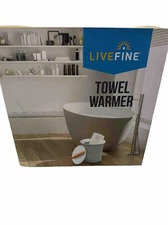 LiveFine Towel Warmer Bucket Heater W/LED Display Fits 40”x70” Towel Gray NEW