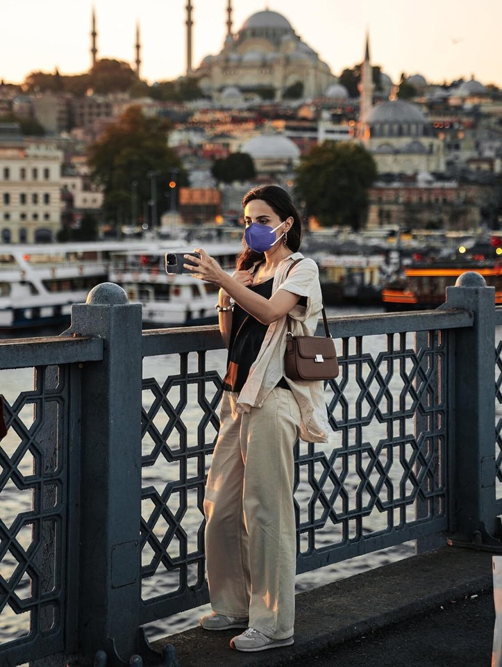 10/50/100 PCS Blue Color KN95 Face Mask, 5 ply Mouth Cover Nose ...