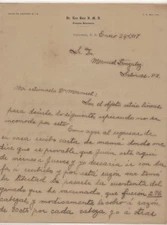 ANTIQUE COMMERCIAL 2 PAGE LETTER / DR LEO BAIZ / GUAYAMA PUERTO RICO 1917