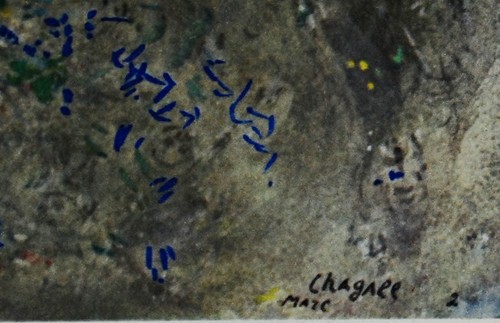 Marc Chagall-offset-lithographie-nach original-1959-grafik - Max Jaffe Ausgabe. - Bild 5 von 6