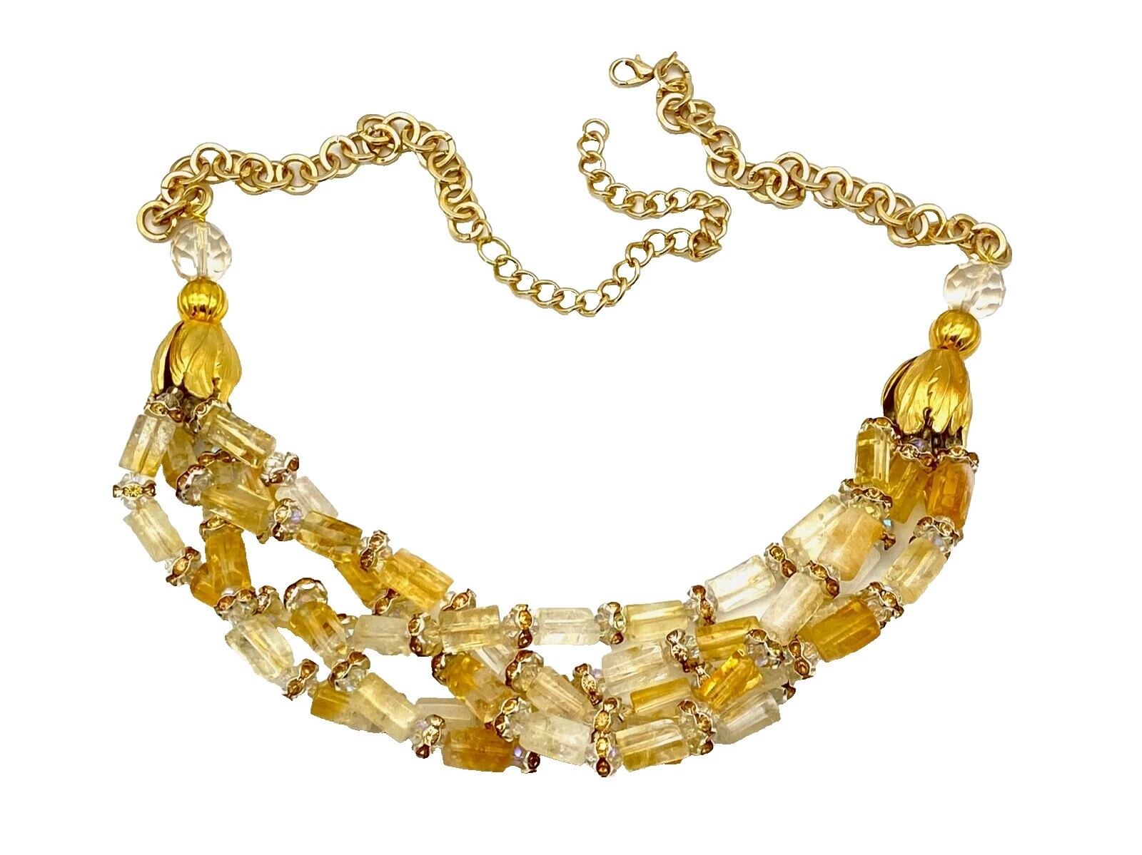 Citrine Beaded Handcrafted Necklaces & Pendants