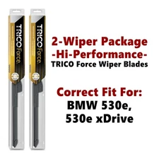 Hi-Performance 2-pk Wipers fit 2018+ BMW 530e, 530e xDrive - 25260/190