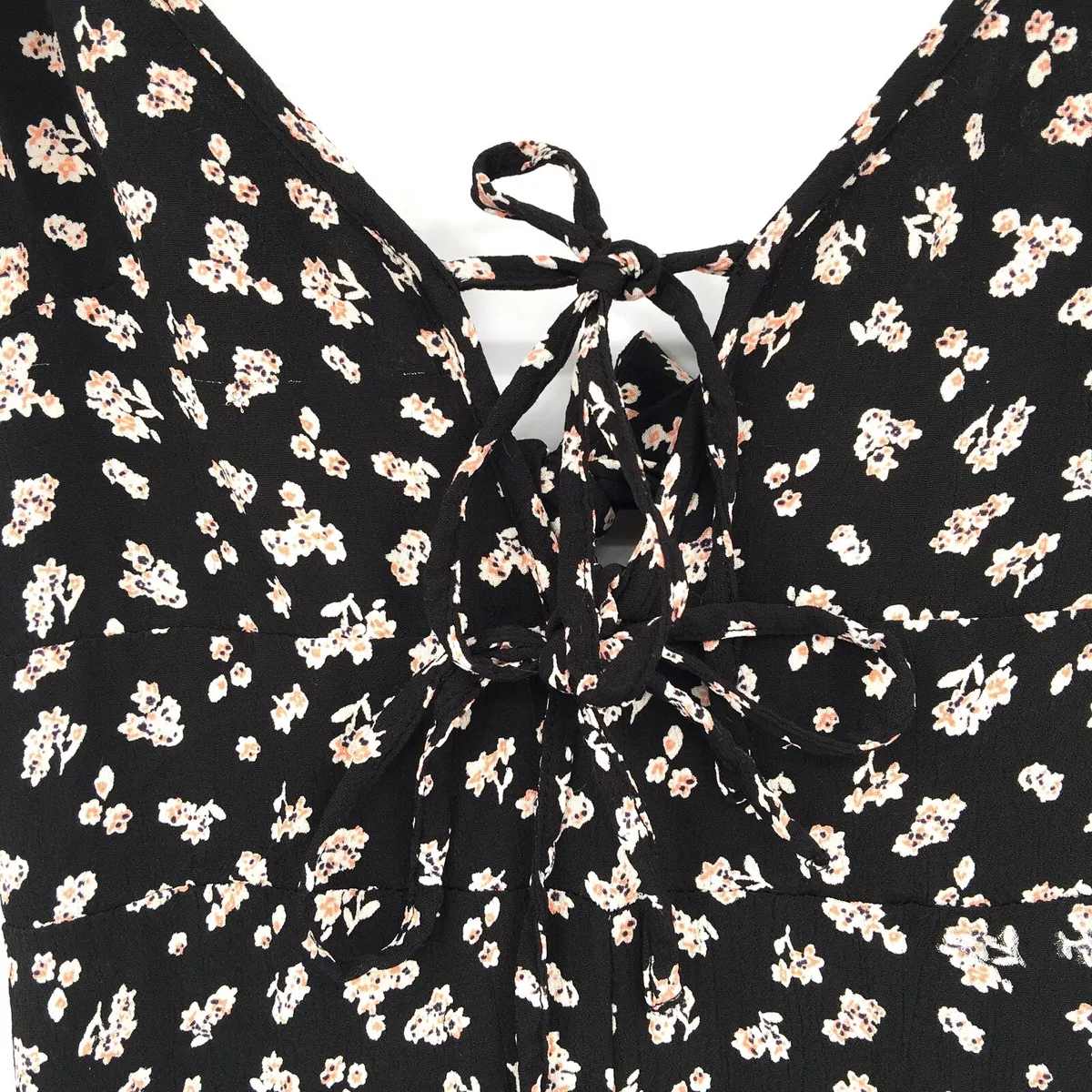 Topshop black floral jumpsuit sales