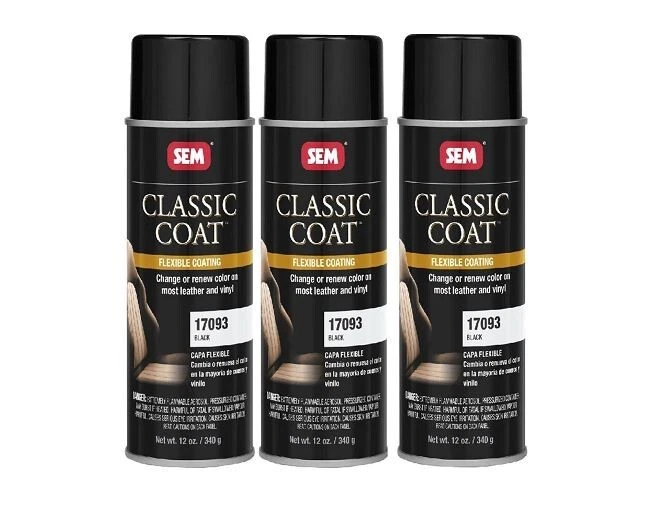 SEM 17093 Classic Coat Flexible Coating Black Interior Vinyl