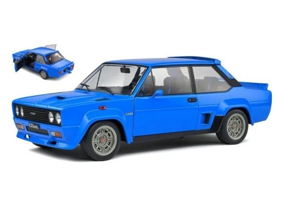 Fiat 131 Abarth Stradale 1980 Blu Blue Solido 1:18 Nuovo 1/18 - Immagine 4 di 4