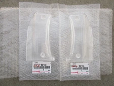 82 - 83 TOYOTA HILUX FRONT LH + RH SIDE TURN SIGNAL CORNER LIGHT LENS COVER NEW