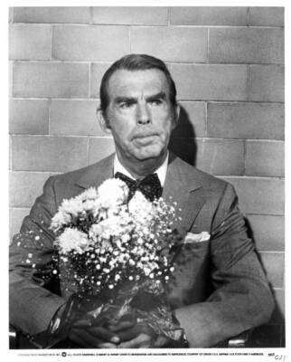Actor Fred MacMurray in Warner Bros movie ''The Swarm'' in 1978 Old Movie Photo