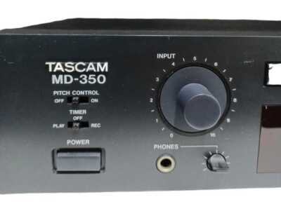 tascam md-350【値下げ　1/19】 Tascam MD-350 Mini Disc Player Recorder MD Deck 100V | eBay