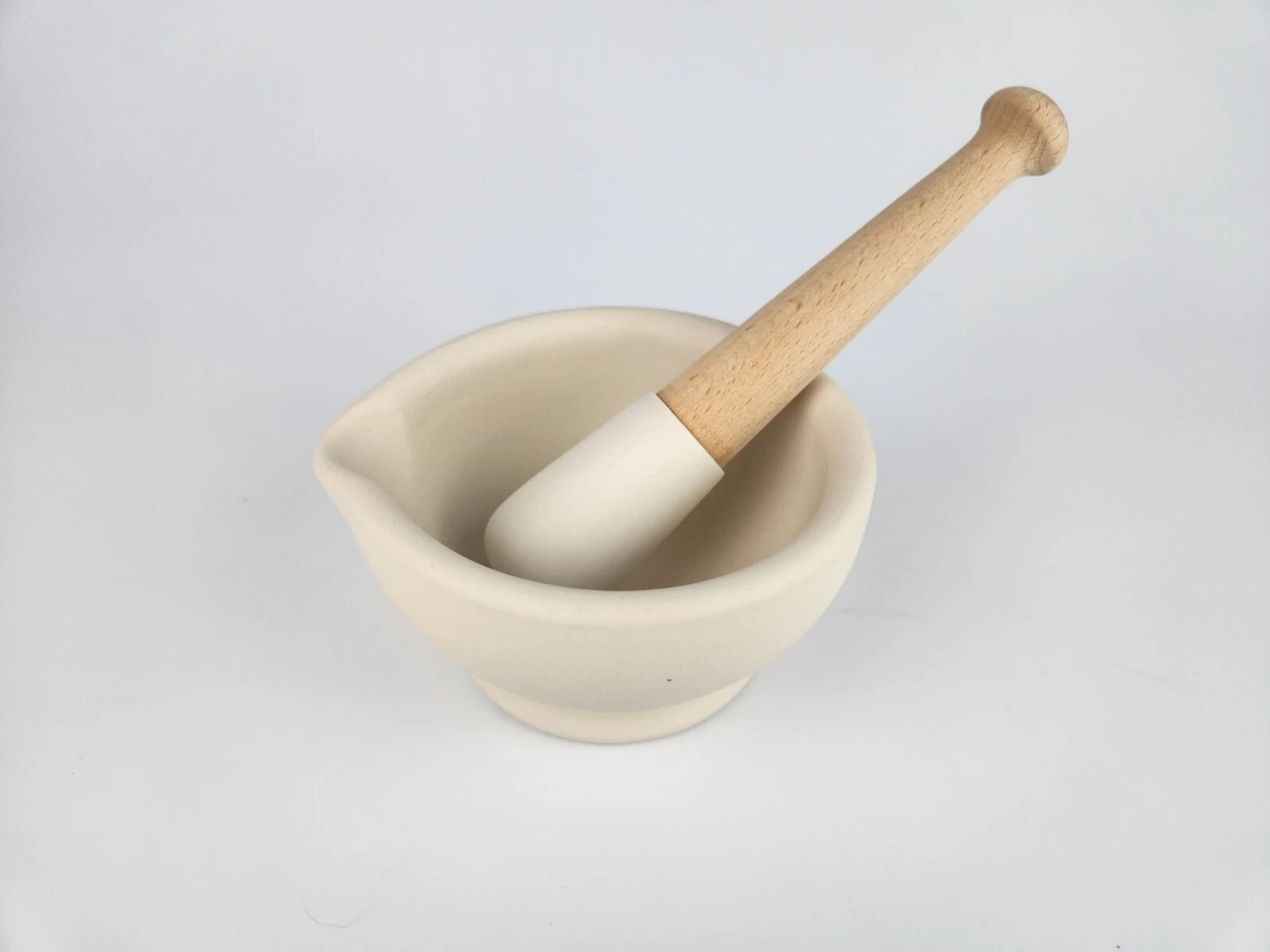 MILTON BROOK RANGE ☆ Off-White Unglazed Ceramic Mortar & Pestle
Opens in a new window or tab