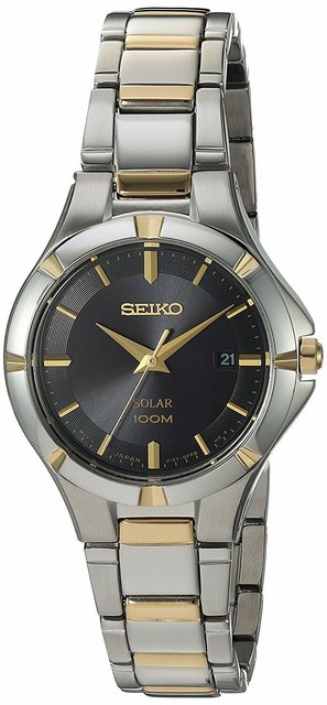 seiko two tone solar watch