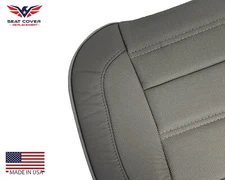 2015 - 2019 GMC Yukon Denali Driver OR Passenger Bottom Gray Leather Seat Cover