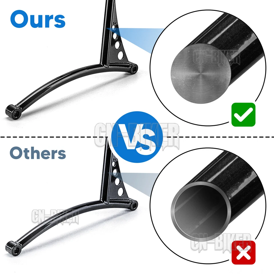 Respaldo de pasajero desmontable Sissy Bar para Harley Sportster 883 1200 1996-2003 Foto 2 de 4