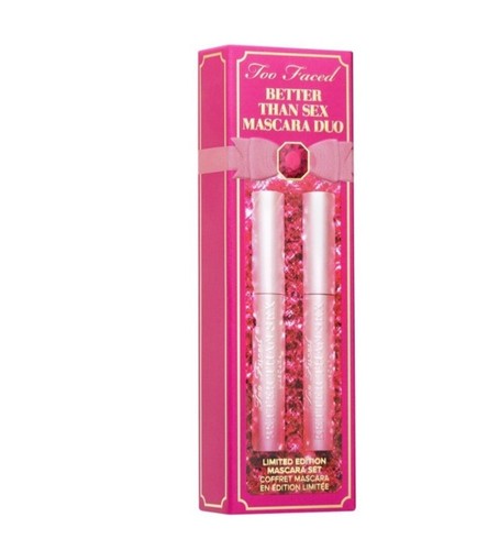 Too Faced * better than sex * Mascara duo limited edition full size new in box - Picture 2 of 10