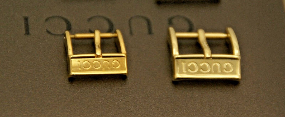 Gucci Replacement Buckle 12 mm, 14 mm in Gold and Silver Tone